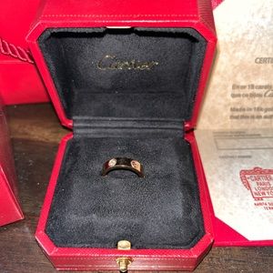 Gold Love Ring - size 6 (Read description)